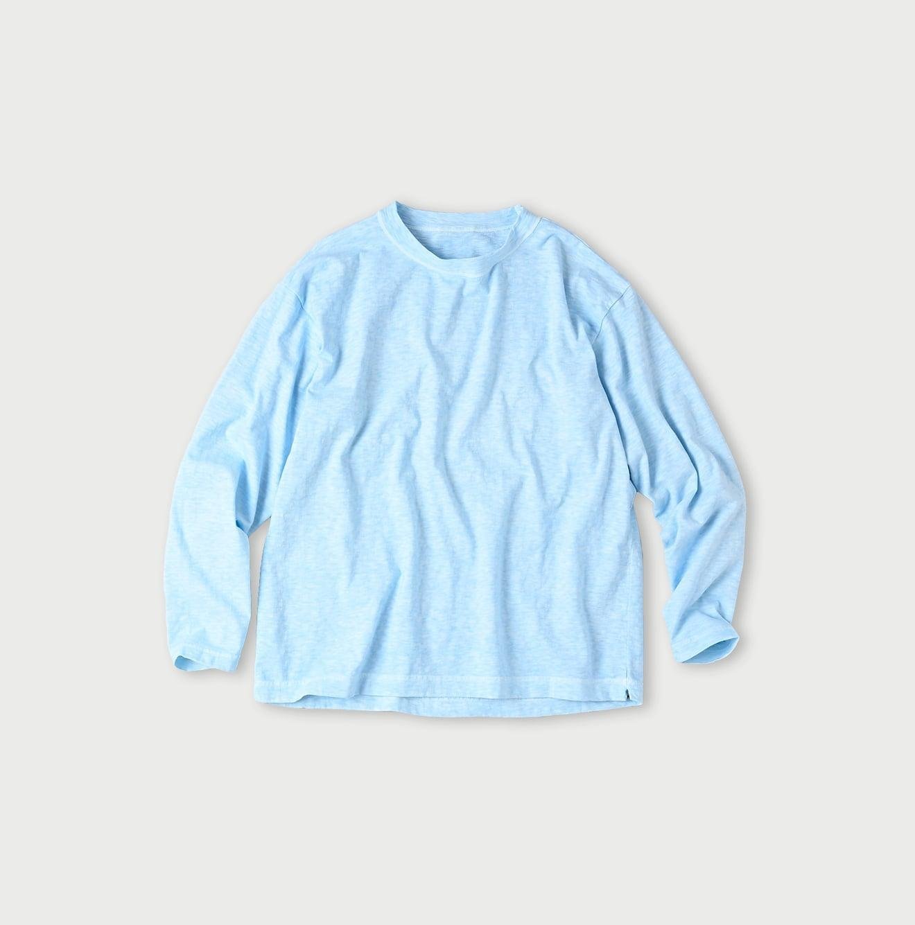 Botanical Dyed Ocean 908 Long Sleeve T-shirt - Image 24