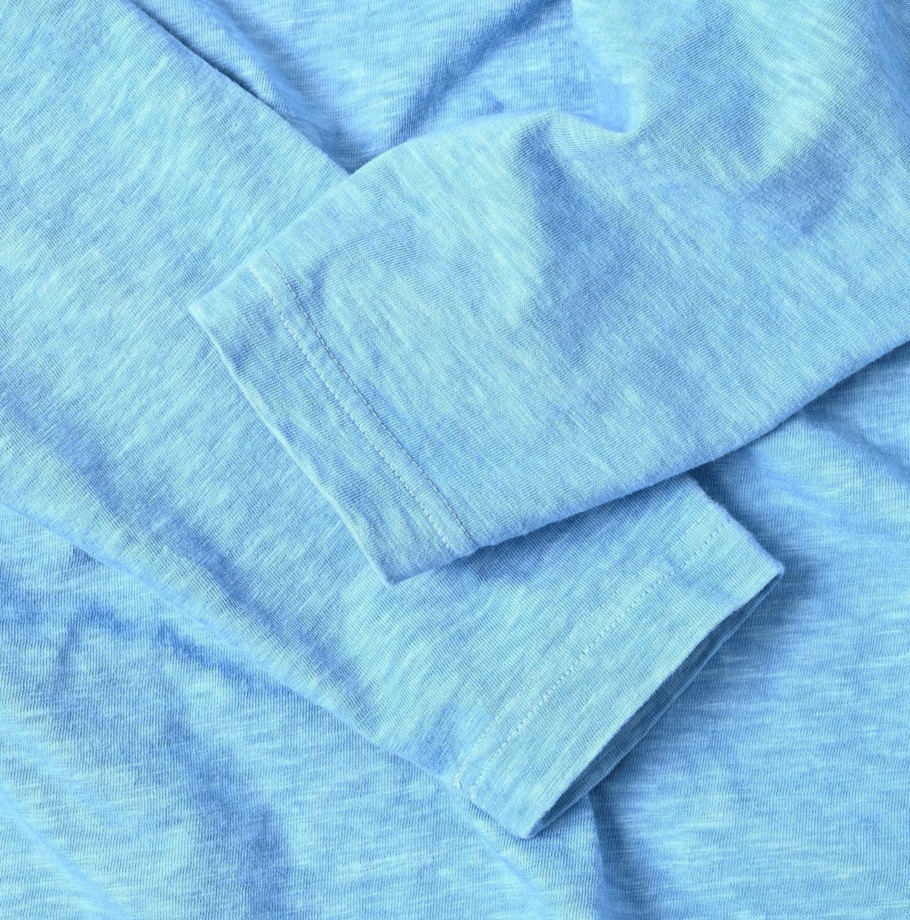 Botanical Dyed Ocean 908 Long Sleeve T-shirt - Image 13