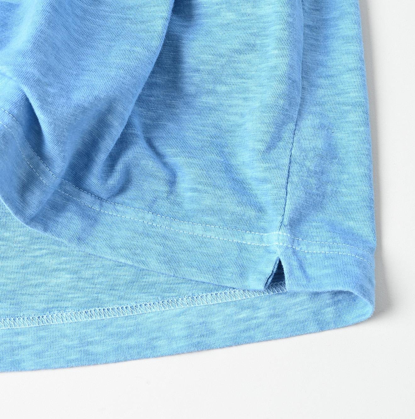 Botanical Dyed Ocean 908 Long Sleeve T-shirt - Image 14