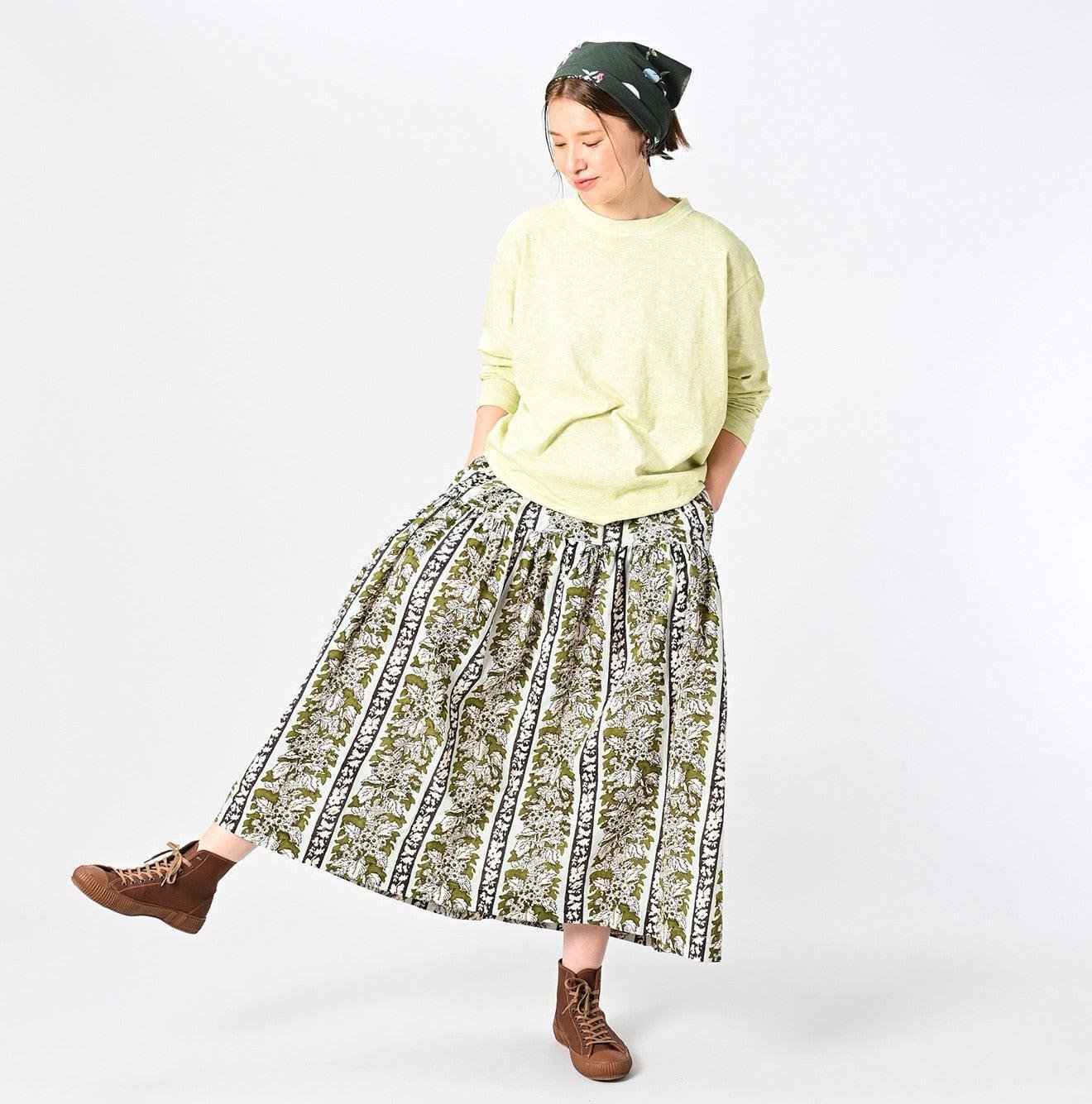 Botanical Dyed Ocean 908 Long Sleeve T-shirt - Image 3