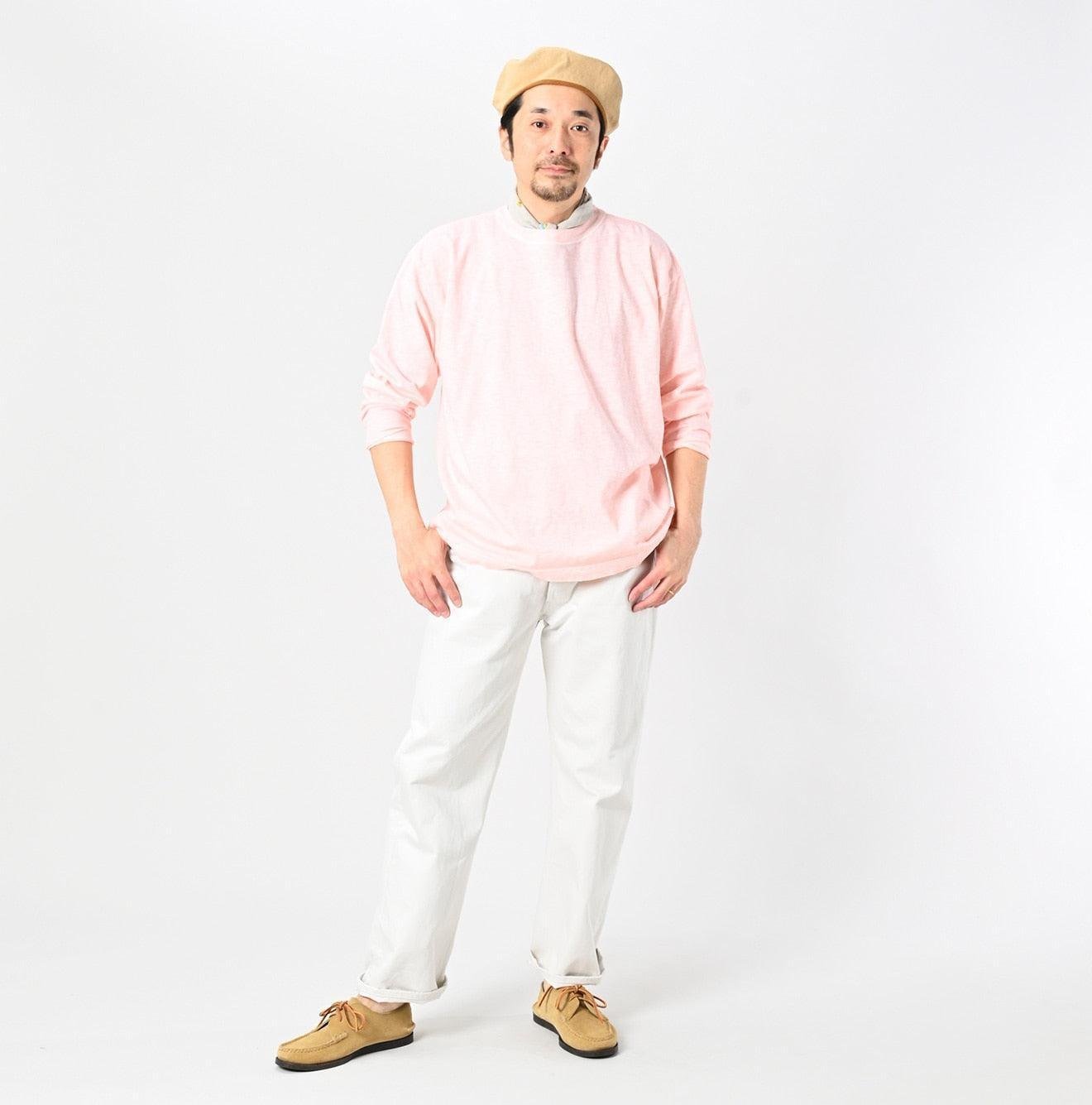 Botanical Dyed Ocean 908 Long Sleeve T-shirt - Image 2