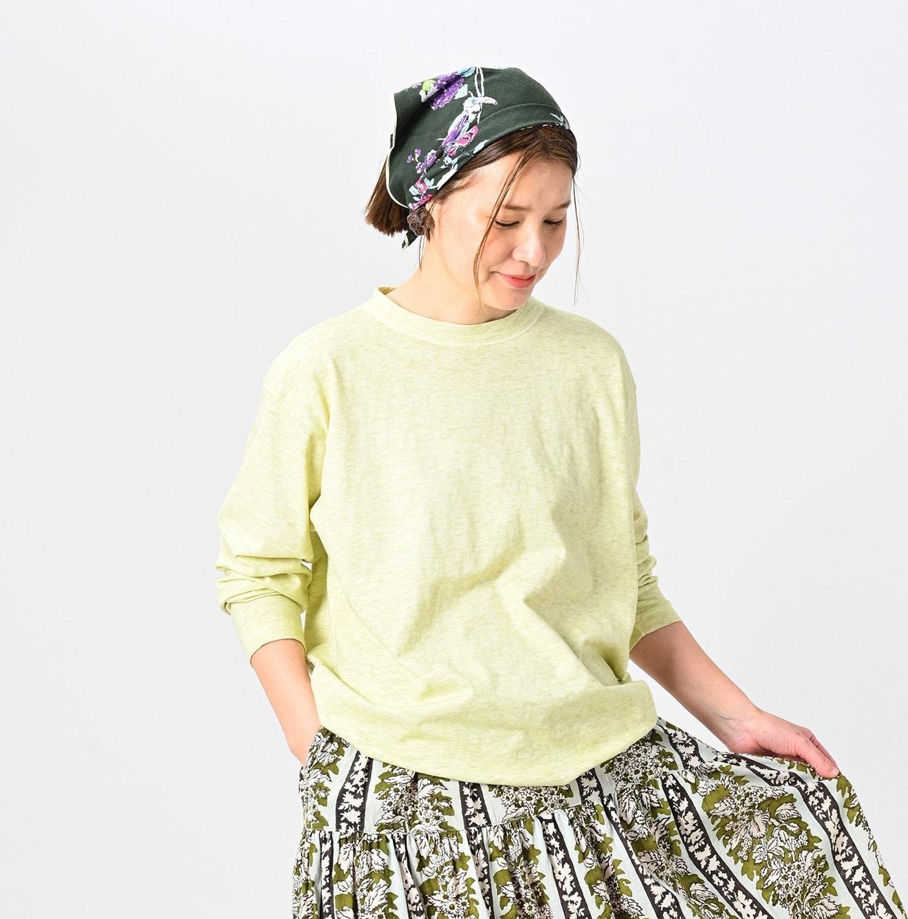 Botanical Dyed Ocean 908 Long Sleeve T-shirt - Image 6