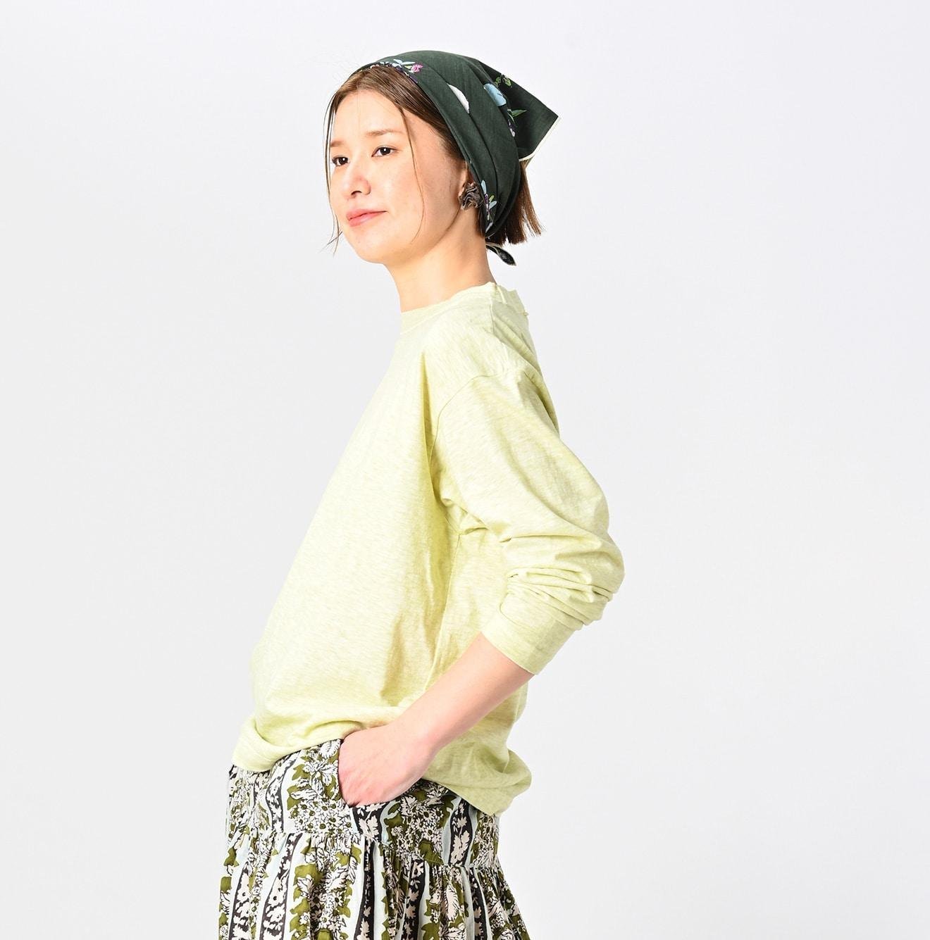 Botanical Dyed Ocean 908 Long Sleeve T-shirt - Image 7