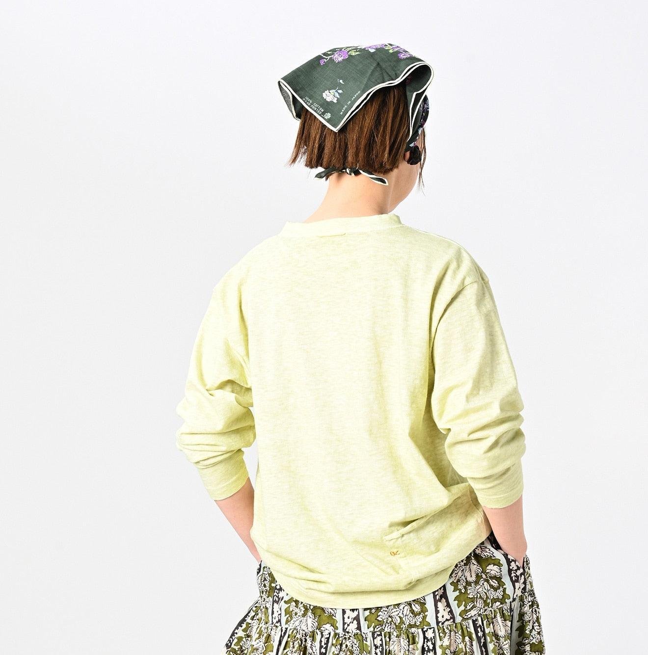 Botanical Dyed Ocean 908 Long Sleeve T-shirt - Image 8