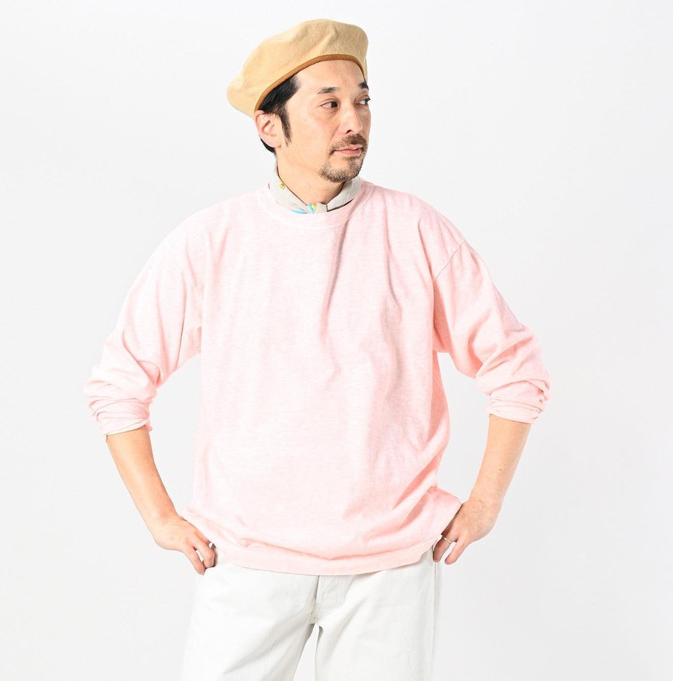 Botanical Dyed Ocean 908 Long Sleeve T-shirt - Image 4