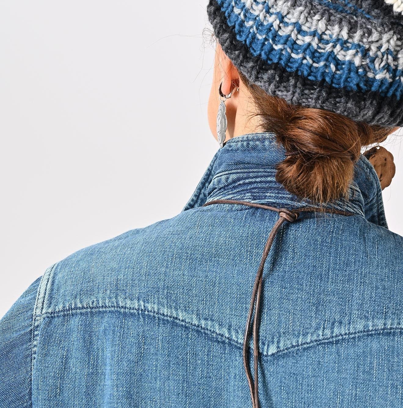 Indigo 45 Petit Denim 908 Eastern Shirt Zyu (Size 5) - Image 13