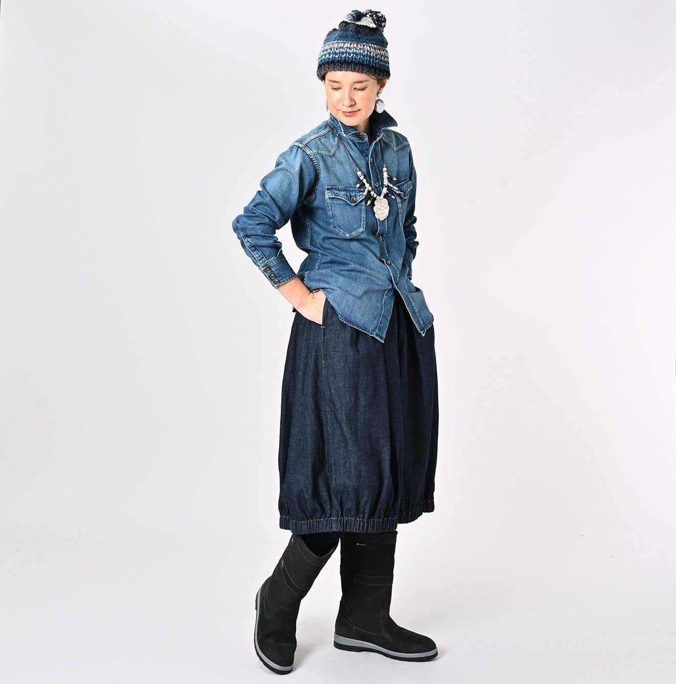 Indigo 45 Petit Denim 908 Eastern Shirt Zyu (Size 5) - Image 3