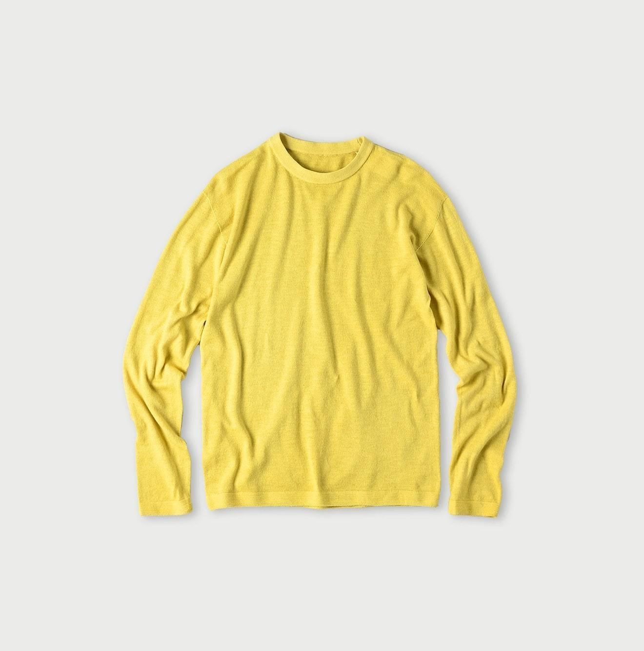 Botanical Dyed Super Gauze Wholegarment 908 Crewneck - Image 2