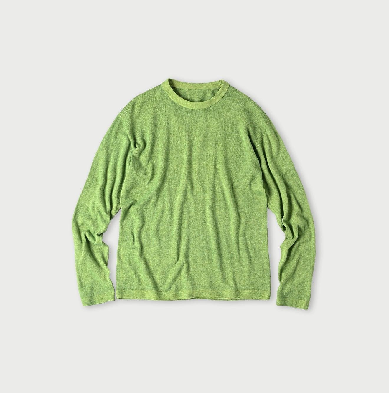 Botanical Dyed Super Gauze Wholegarment 908 Crewneck - Image 4
