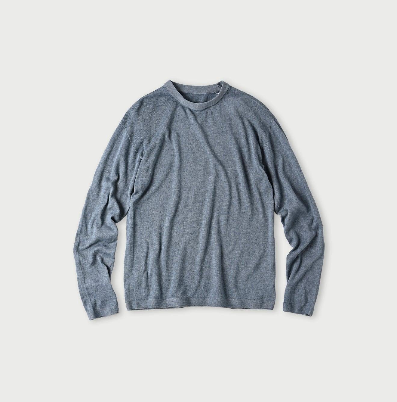 Botanical Dyed Super Gauze Wholegarment 908 Crewneck - Image 5