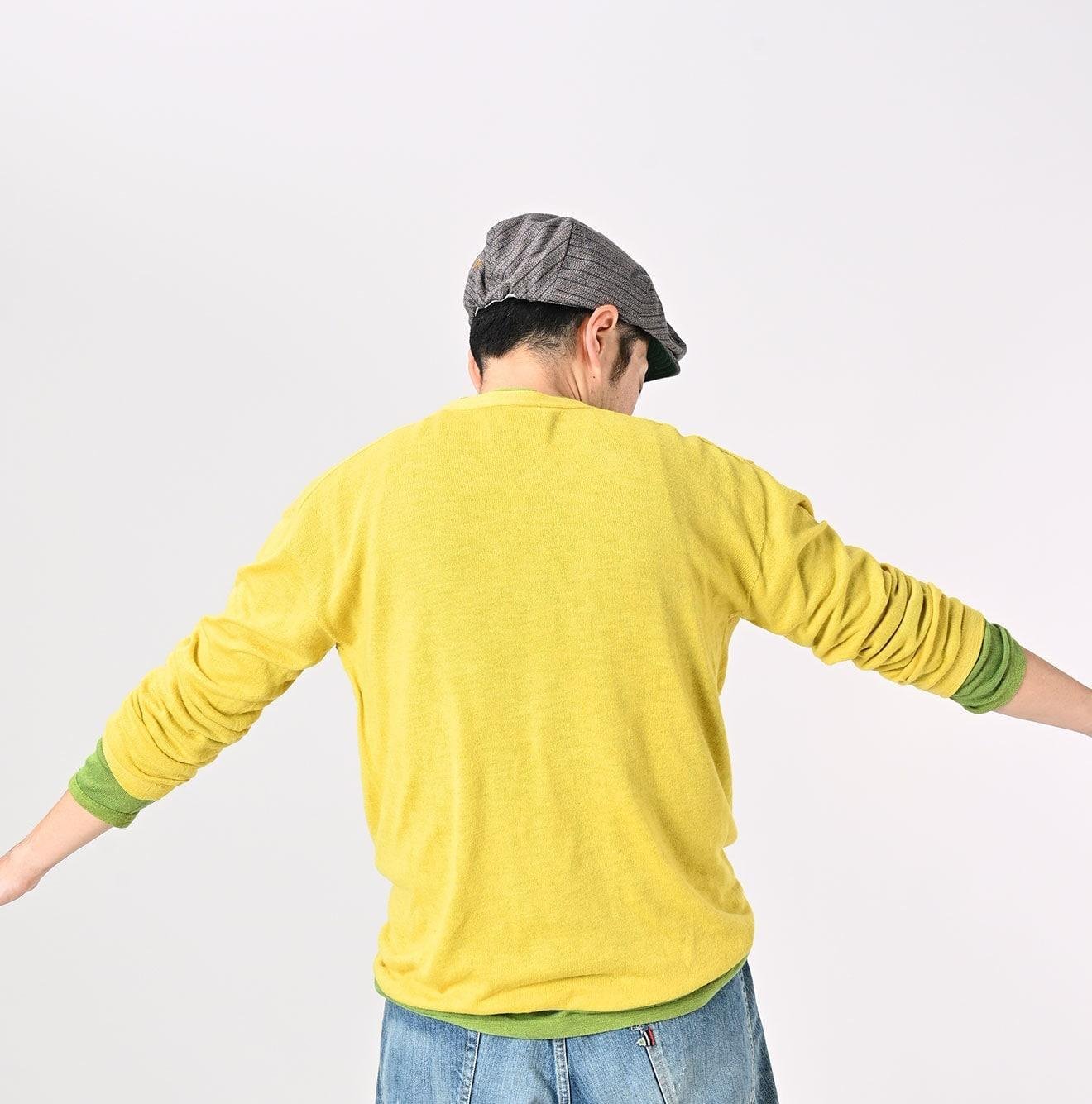 Botanical Dyed Super Gauze Wholegarment 908 Crewneck - Image 14