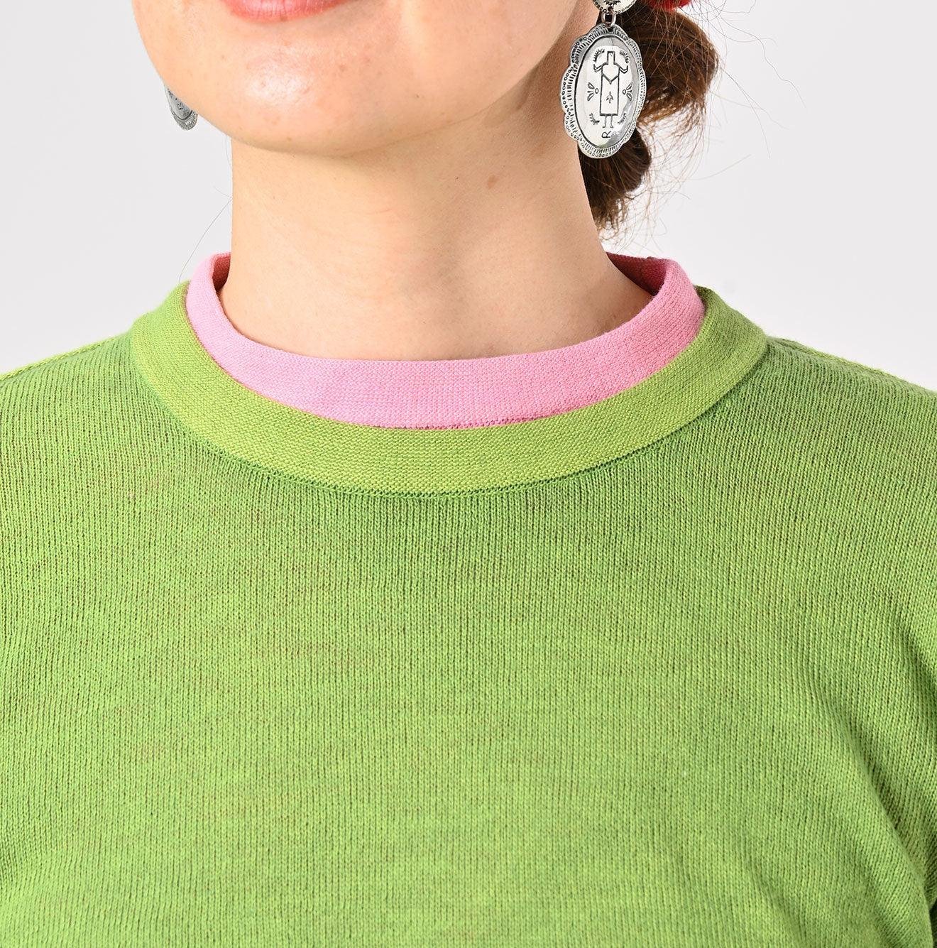 Botanical Dyed Super Gauze Wholegarment 908 Crewneck - Image 16