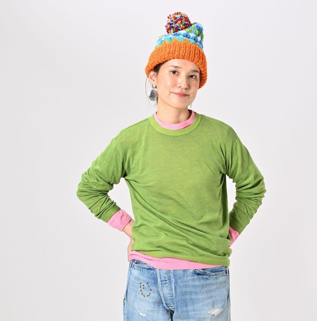 Botanical Dyed Super Gauze Wholegarment 908 Crewneck - Image 9