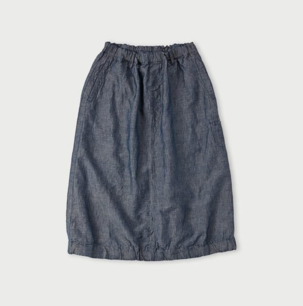 Cotton Linen Dungaree Chiho Skirt Nou (Size 4)